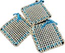 Ver imagem 4 de Kit 4 Peças Descanso de Panela Esteira Sisal Azul Claro