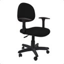 Ver imagem 1 de Cadeira Executiva Giratória Escritório Ergonômica com Braço