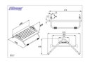 Ver imagem 3 de Apoio de Pe Multivisão Apoio-pr 19.5x47x41cm Ergonomia Apoio-pr-ecommerce