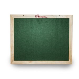 Quadro Escolar Verde 70x50 - Moldura em Madeira