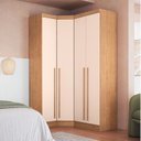 Ver imagem 1 de Guarda-Roupa Modulado 3 Peças Infinity Marrom/Cedro/Blush