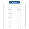 Guarda-roupa Modulado 3 Peças Infinity - 11