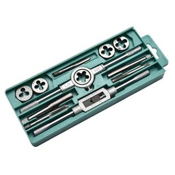 Jogo Tarracha Cossinete Macho Femea Kit 12 Peças Pente Abre Rosca Aco Madeira Aluminio Profissional - 4