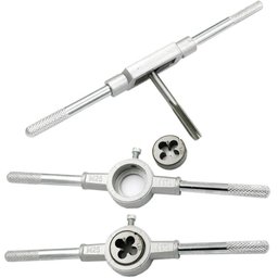 Jogo Tarracha Cossinete Macho Femea Kit 12 Peças Pente Abre Rosca Aco Madeira Aluminio Profissional - 6