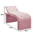 Ver imagem 3 de Maca Estofada Estética Cílios Regulável Spa Veludo Ivete Rosê