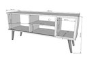 Ver imagem 5 de Rack Milão para Tv de 55'' Polegadas - Moveis Leartam