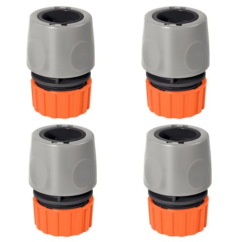 Engate Rápido Para Mangueira De 1/2" Polegada | Tramontina | Kit 04 Un