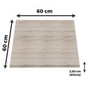 Ver imagem 5 de Base de Mesa Apus em Ferro Preto 75 Cm (alt) Tampo Mdp Quadrado Castanheira 60cm (larg) X 2,5cm Alt