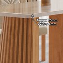 Ver imagem 3 de Sala de Jantar Mesa Nevada Tampo Smart Plus com Vidro 160x90 e 6 Cadeiras Cancun