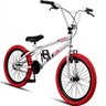 Bicicleta Bmx Aro 20 Stx Freio V-brake Pneu Colorido:branco/vermelho - 1