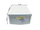 Ver imagem 1 de Kit 6 Gaveteiro Modular Empalhável Organizador Multiuso Rattan Plástico Resistente 1 Unidade Cor:Bra