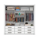 Ver imagem 3 de Guarda Roupa Casal Anjos Premium 3 Portas 9 Gavetas Carioca Móveis