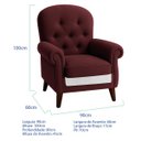 Ver imagem 2 de Poltrona Natalina Papai Noel North Pole Suede