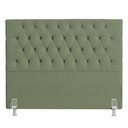 Ver mais imagens de Cabeceira Casal King Cama Box 195cm Cristal C16 Bouclê Verde Oliva - Mpozenato