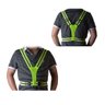 Colete Refletivo Fluorescente Proteçao LED 3 Modos de Luz EPI Segurança Obra Trabalho - 8
