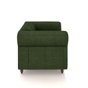 Ver imagem 7 de Poltrona Decorativa Sala de Estar Stanford Chesterfield Pés de Madeira Couro Verde Manchado G58 - Gr