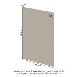 Rack para TV até 75 Polegas Modular 3 Módulos 4 Portas 2 Gavetas Frame CabeCasa MadeiraMadeira - 10