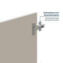 Ver imagem 7 de Rack para TV até 75 Polegadas 210cm 75 Polegas Modular 3 Módulos 4 Portas 2 Gavetas Frame CabeCasa MadeiraOriginals
