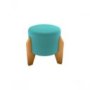 Ver imagem 1 de Puff Decorativo Descanso Luxo Orginal Premium Veludo Verde Menta