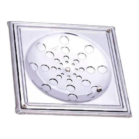 Ralo Tampa Grelha Inox Quadrado 10x10 C/caixilho Abre/fecha