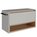 Ver imagem 1 de Gabinete para Banheiro 01 Porta Basculante 80cm Proddy Mel Arenas
