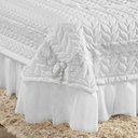 Ver imagem 2 de Kit Colcha Madalene Super King 200 Fios 5 Peças - Branco