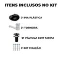 Ver imagem 2 de Pia Lavatório Banheiro 4L + Torneira Branca