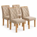Ver imagem 2 de Conjunto 4 Cadeiras para Sala de Jantar Arthus