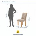 Ver imagem 3 de Conjunto 4 Cadeiras para Sala de Jantar Arthus