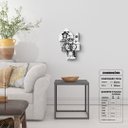 Ver imagem 1 de Lampião e Maria Bonita - Quadro ou Placa Decorativa com 8 Peças É Decoração Quadros e Placas Decorat