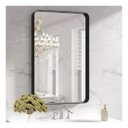 Ver imagem 2 de Espelho Retangular 70x50cm Moldura Alumínio Preto