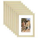 Ver imagem 1 de Kit 8 Porta Retrato 21x15 Quadro com Paspatur Fotos 15x10