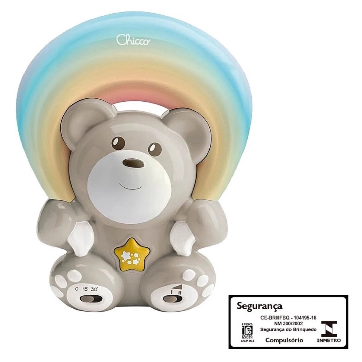 Projetor Infantil Musical Urso Rainbow NEUTRO Chicco - 5