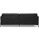 Ver imagem 5 de Sofá 3 Lugares para Sala de Estar Living Industrial 210cm Amábile L06 Couro Preto - Lyam Decor