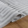 Tapete Sisal Chevron Capadócia 3,50x2,50m Pemogo Cor:cinza 338 - 3