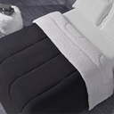 Ver imagem 3 de Coberdrom Edredom Solteiro Pele de Carneiro Sherpa Dupla Face Macio Preto