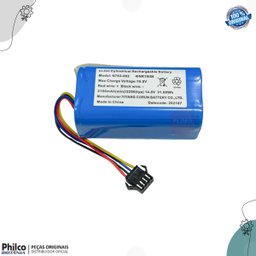 Bateria P/ Aspirador de Pó Robo Philco Pas16 Bas17 Original - 7