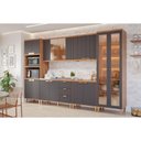 Ver imagem 7 de Armário Cozinha Modulado Elena 3 Portas 120cm Titanium MGM