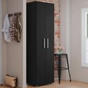 Ver imagem 2 de Multiuso 2 Portas 4 Prateleiras Breatriz 190cm Ajl Móveis Preto