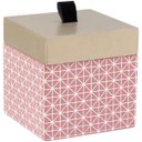 Ver imagem 1 de PENÉLOPE CAIXA ORGANIZADORA 12x12x12cm MADEIRA ROSA