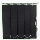 Ver imagem 3 de Persiana Vertical Tecido Kit 02 1,20 X 2,00 (2,40x2,00) - Cores:preta