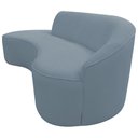 Ver imagem 6 de Sofá Curvo 04 Lugares 230cm Eron Braço Esquerdo Bouclé Azul Claro - Nexta Casa