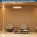 Ver imagem 7 de Poltrona Giratória Louvre Fratini Composê em Poliuretano (pu) Gelo e Tecido Cinza Base Aço Preto