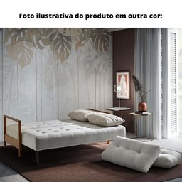 Sofá-cama 3 Lugares MH-1607 Herval Linho Cinza Escuro C - 3
