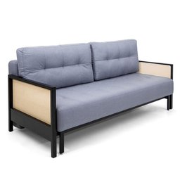 Sofá-cama 3 Lugares MH-1607 Herval Linho Cinza Escuro C - 1