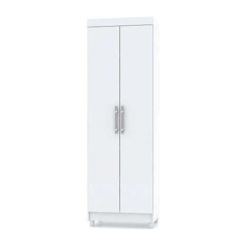 Armário Multiuso Lavanderia 02 Portas Aline Branco - Pallazio
