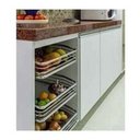 Ver imagem 2 de Gaveta Fruteira Deslizante Cromada 7252 570x125x465mm Mód 600mm