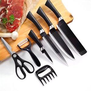 Jogo de Facas Aço Inox 8 Peças