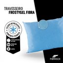 Ver imagem 2 de Travesseiro Frostygel Sensação Gelada Suporte Médio/Macio Fibrasca 20% Viscose e 80% Poliéster