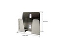 Ver imagem 3 de Porta Esponja Mini com Ventosa em Aço Inox Ecovado (3 un)
